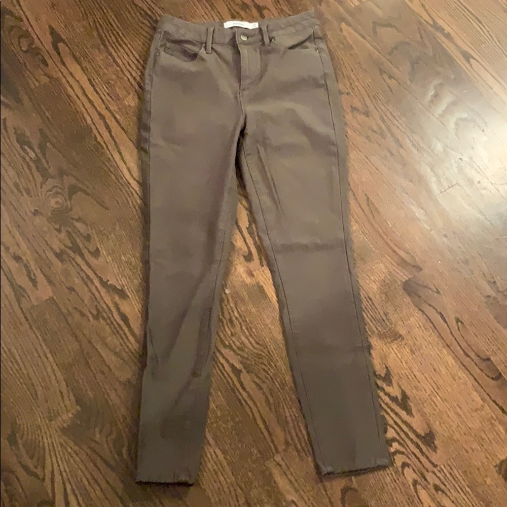 Olive Green Skinny Jeans